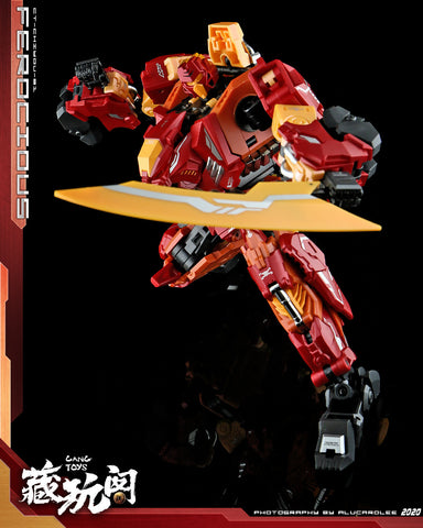 Cang Toys Cang-Toys CT-Chiyou-01 Ferocious (Rampage, Feral Rex) Predaking Combiner 23cm / 9"