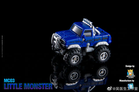 Dr.Wu & Mechanic Studio Movie Collector MC03 MC-03 Little Monster ( Wheelie Legends Class fit to SS series) Dr Wu  8cm / 3.15"