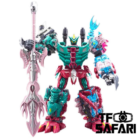 TFC Toys P01-P06 Poseidon Combiner（Piranacon） Full set of 6 set Reissue 35cm / 14"