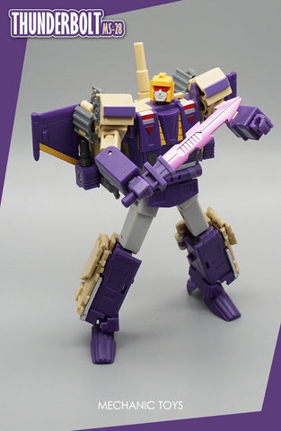 MFT MechFansToys Mech Soul Mechanic Studio MS-28 MS28 Thunderbolt (Blitzwing) Mech Fans Toys 11cm / 4.3"