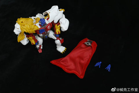 ZX Studio ZX-12A ZX12A Upgrade Kit (Poseable hand / Red Cape )for Legacy Evolution Maximal Leo Prime Upgrade Kit