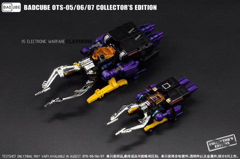 BadCube BC Evil Bug Corps OTS-05 / 06 / 07 Claymore, Hypno, Kickbutt (Shrapnel, Bombshell, Kickback) Collector's Version 14cm / 5.5"