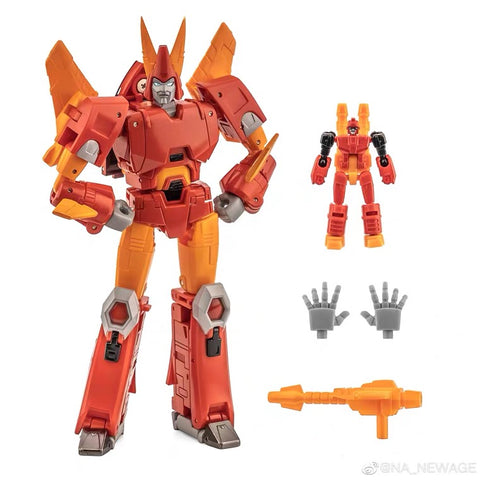NA NewAge H43B H-43B Uriel (Cyclonus) Shattered Glass Version New Age 12cm / 4.7"