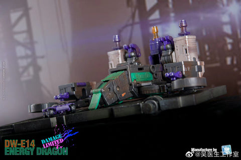 Dr.Wu & Mechanic Studio Extreme Warfare DWE18BD DW-E18BD (DWE14D DW-E14D)  Energy Dragon (Trypticon) Battle Damaged Version Dr Wu