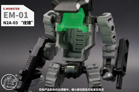 Emonster EM01/EM02/EM03 Power Suit (Diaclone line size) 1:60