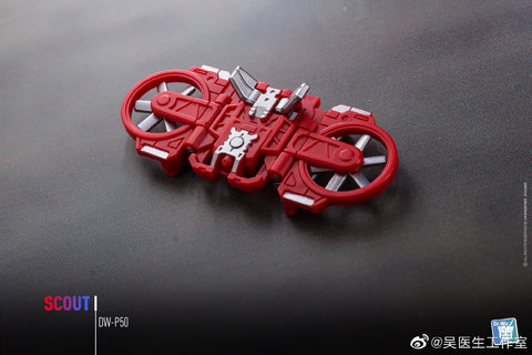 Dr.Wu DW-P50 Scout (2 in 1 Mini-Cassette Warriors) for WFC Siege Soundwave Dr Wu Upgrade Kit