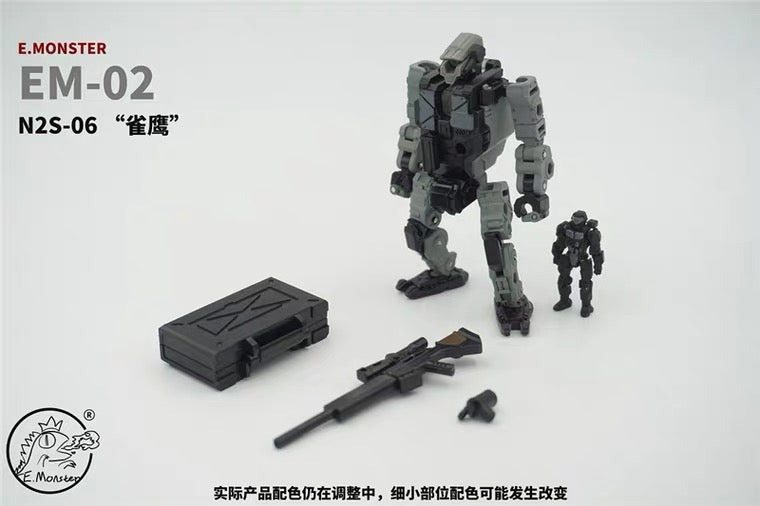 Emonster EM01/EM02/EM03 Power Suit (Diaclone line size) 1:60