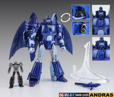 XTransbots MX-IIT MX-2T MXIIT MX2T Andras ( Scourge ) G1 Cartoon Version X-transbots 23cm / 10"