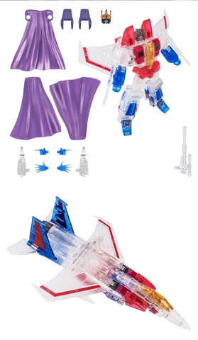 NA NewAge H13T H-13T Lucifer (Starscream) Ghost Version (Transparent) New Age 9cm / 3.5"