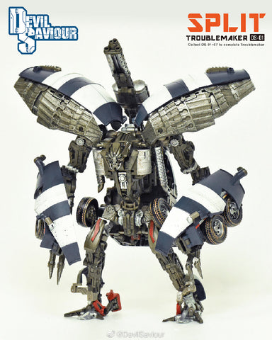 Devil Saviour (BombusBee) DS-01 Split of Trouble Maker (Mixmaster of ROTF Devastator Constructicons) 18cm / 7"