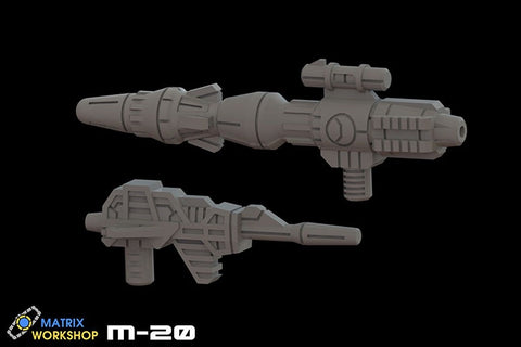 Matrix Workshop M20 M-20 WFC Siege Deluxe Mirage Weapon Set Upgrade Kit