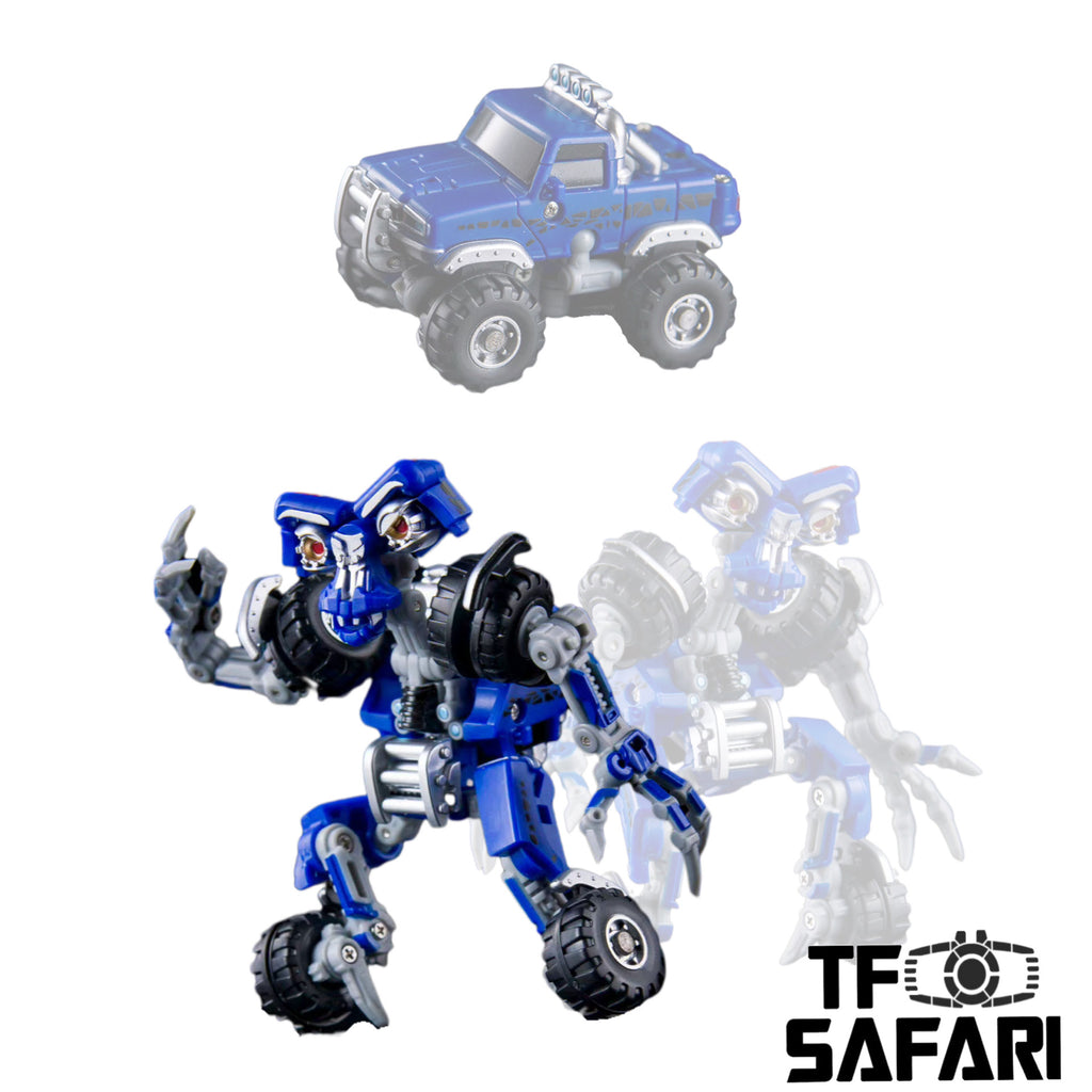 Dr.Wu & Mechanic Studio Movie Collector MC03 MC-03 Little Monster ( Wheelie Legends Class fit to SS series) Dr Wu 8cm / 3.15"