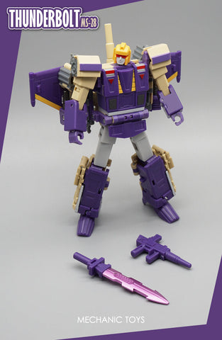 MFT MechFansToys Mech Soul Mechanic Studio MS-28 MS28 Thunderbolt (Blitzwing) Mech Fans Toys 11cm / 4.3"