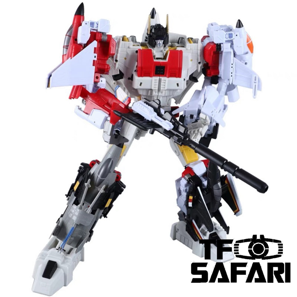 Jujiang JJ-02 Jet Commander Combiner 5 in 1 set (Concorde, Harrier, Phantom, Eagle & Falcon) Ju Jiang 45cm / 18"