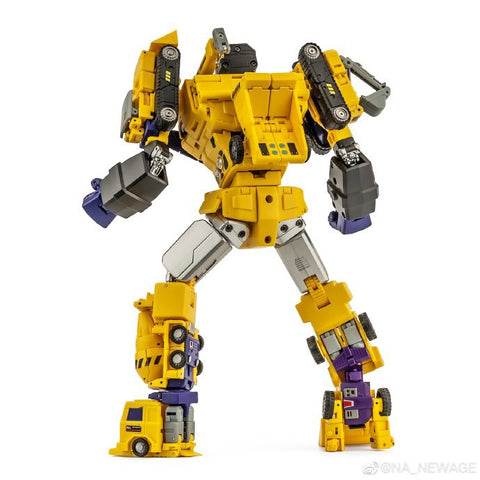 NA NewAge H34Y H-34Y Hephaestus (Devastator) Yellow Version G2 Version 7 in 1 set New Age