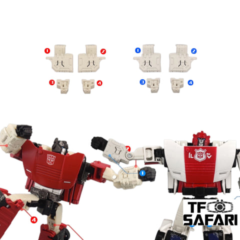 Go Better Studio GX-31 Arm & Hip Gap Covers for WFC Siege Sideswipe / Red Alert  Upgrade Kit