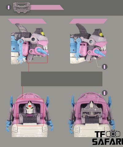 Go Better Studio GX33 GX-33 Gap Fillers for Studio Series 86 SS86 Gnaw Upgrade Kit
