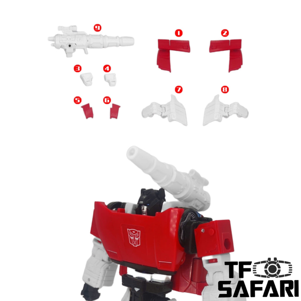 Go Better Studio GX-30B GX30B Upgrade Kit / Gap fillers for WFC Kingdom Sideswipe Upgrade Kit