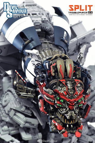 Devil Saviour (BombusBee) DS-01 Split of Trouble Maker (Mixmaster of ROTF Devastator Constructicons) 18cm / 7"
