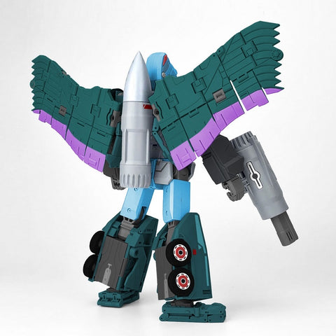 FansHobby FH MB-19A MB19A Doubledealer (Doubleclouder) Blue-green Wing Version 32cm / 12.6“