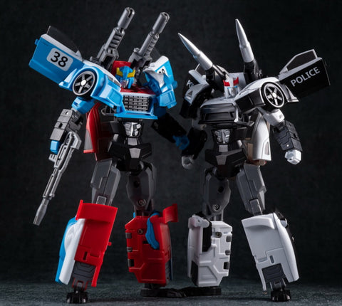 TT Hongli Model HF-01 HF01 Patrol (Prowl) / HF-02 HF02 Speed (Smokescreen) 2 in 1 set 14cm / 5"