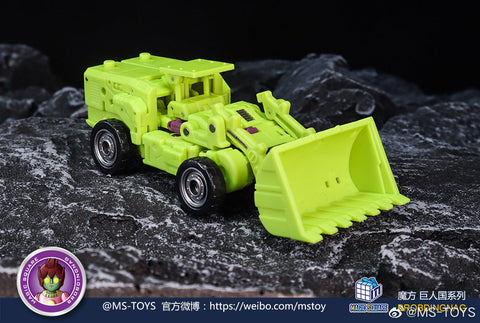 Magic Square MS Toys MS-B37 Shovel Master (Scrapper) & MS-B38 Roller Master (Mixmaster) Constructor Devastator Combiner Set A (2 in 1 set)