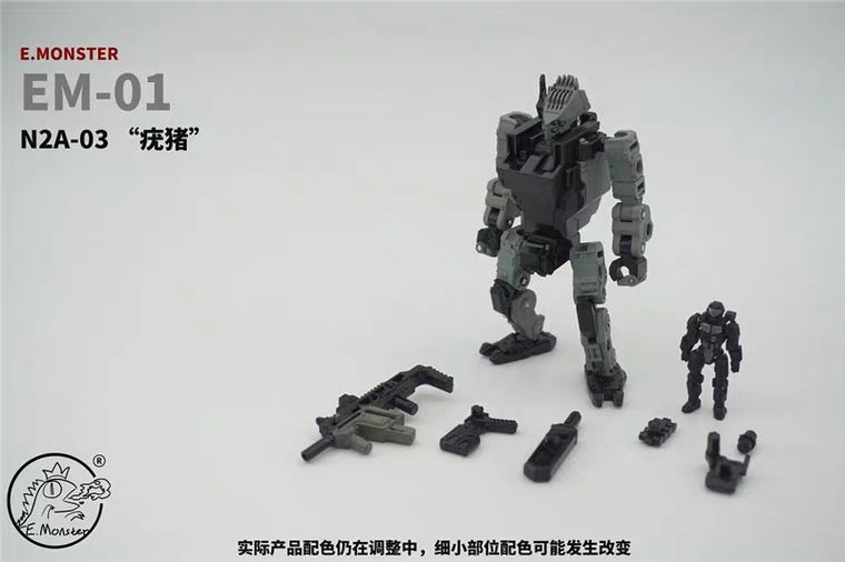 Emonster EM01/EM02/EM03 Power Suit (Diaclone line size) 1:60