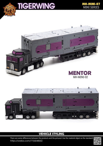 4th Party MHZ Toys MH-MINI-07 Tigerwing Not Oversized MS-Toys (Menasor Combiner Legends size)  5 in 1 Set 30cm / 11.8"