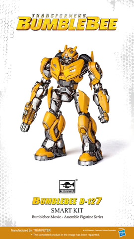 Trumpeter SK06 SK-06 08117 Transformers Bumblebee B-127 B127 Smart Model Kit ( Bumblebee movie Assemble Figurine Series) 9.2cm / 3.6"