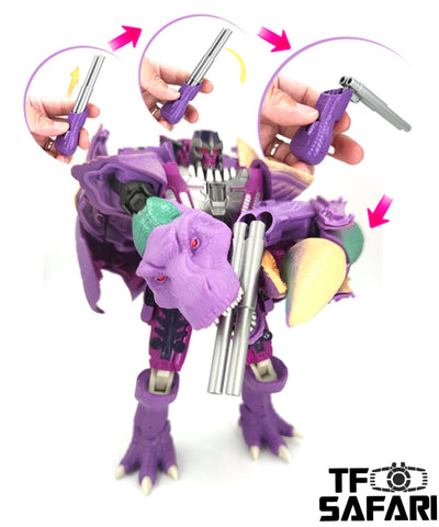 Go Better Studio GX-21 GX21 Weapons and Upgrade Kits for WFC Kingdom Megatron (Beast) Upgrade Kit