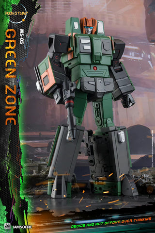 Moon Studio MS-05 MS05 Green Zone, Radiatron (Not G1 Suiken, Raiden ) 21cm / 8.3"