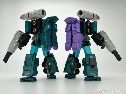 FansHobby FH MB-19A MB19A Doubledealer (Doubleclouder) Blue-green Wing Version 32cm / 12.6“