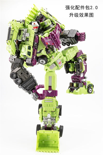 JB Jinbao Devastator 2.0 Upgrade Kit (Oversized GT-01 GT01 Gravity Builder) Loose Pack JB Jinbao Devastator 2.0 Upgrade Kit (Oversized GT-01 GT01 Gravity Builder) Loose Pack