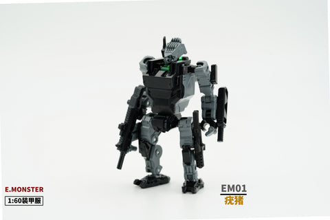 Emonster EM01/EM02/EM03 Power Suit (Diaclone line size) 1:60
