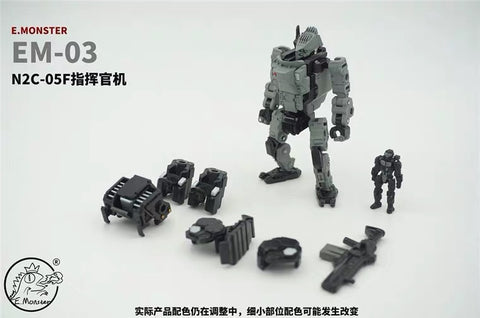 Emonster EM01/EM02/EM03 Power Suit (Diaclone line size) 1:60