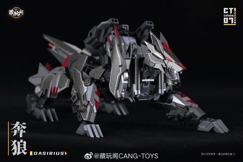 Cang Toys Cang-Toys CT-Chiyou-04 Kinglion (Razorclaw) CT-Chiyou-07 Dasirius 2 in 1 Set Predaking Combiner 23cm / 9"