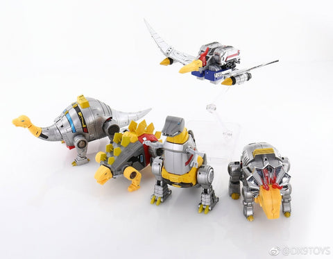 DX9 Toys War in Pocket Dinobots 5 in 1 Gift Set 10cm / 4"