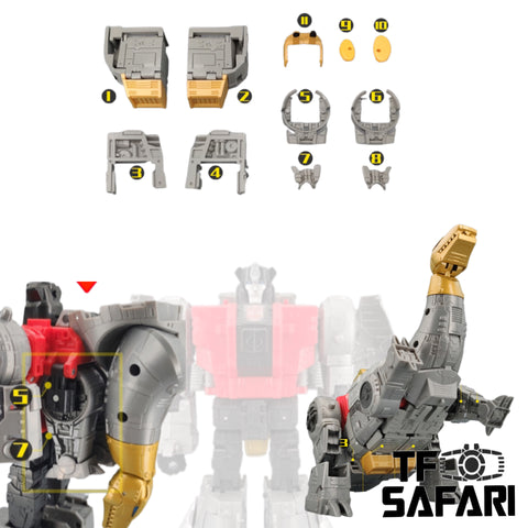 Go Better Studio GX44 GX-44 Gap Fillers for Studio Series 86 SS86 Sludge Dinobot Upgrade Kit