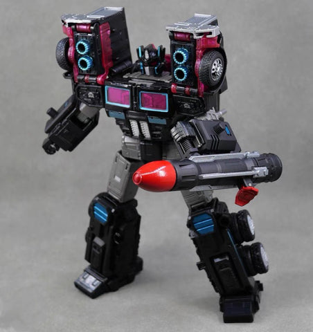 Black Soil Lab BS-02B BS02B (Previously TFS01B TFS-01B) Upgrade Kit for Generations Velocitron Legacy G2 Universe Scourge / Black Convoy (Laser Nemesis) Upgrade Kit