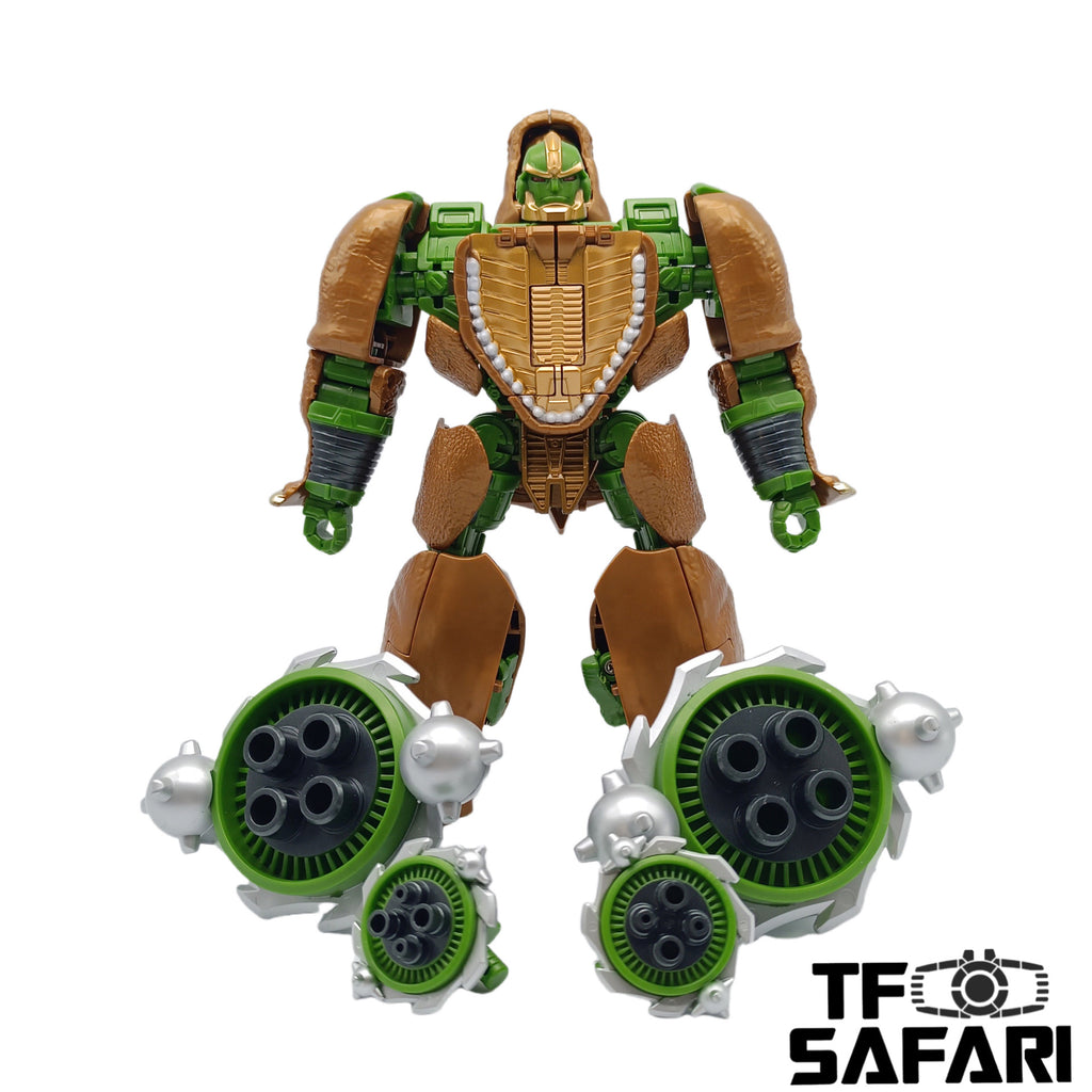 4th Party RW-01 RW01 Rhino Warrior Oversized WFC-K27 Rhinox ( with weapon added) 20.5cm / 8"