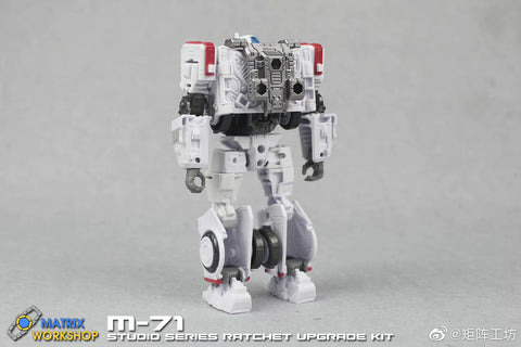 Matrix Workshop M71 M-71 Weapon set & Back Pack for Studio Series 82 SS82 Ratchet (in Bumblebee Movie) Upgrade Kit