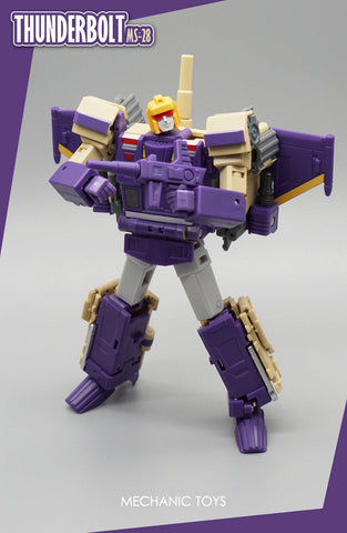 MFT MechFansToys Mech Soul Mechanic Studio MS-28 MS28 Thunderbolt (Blitzwing) Mech Fans Toys 11cm / 4.3"