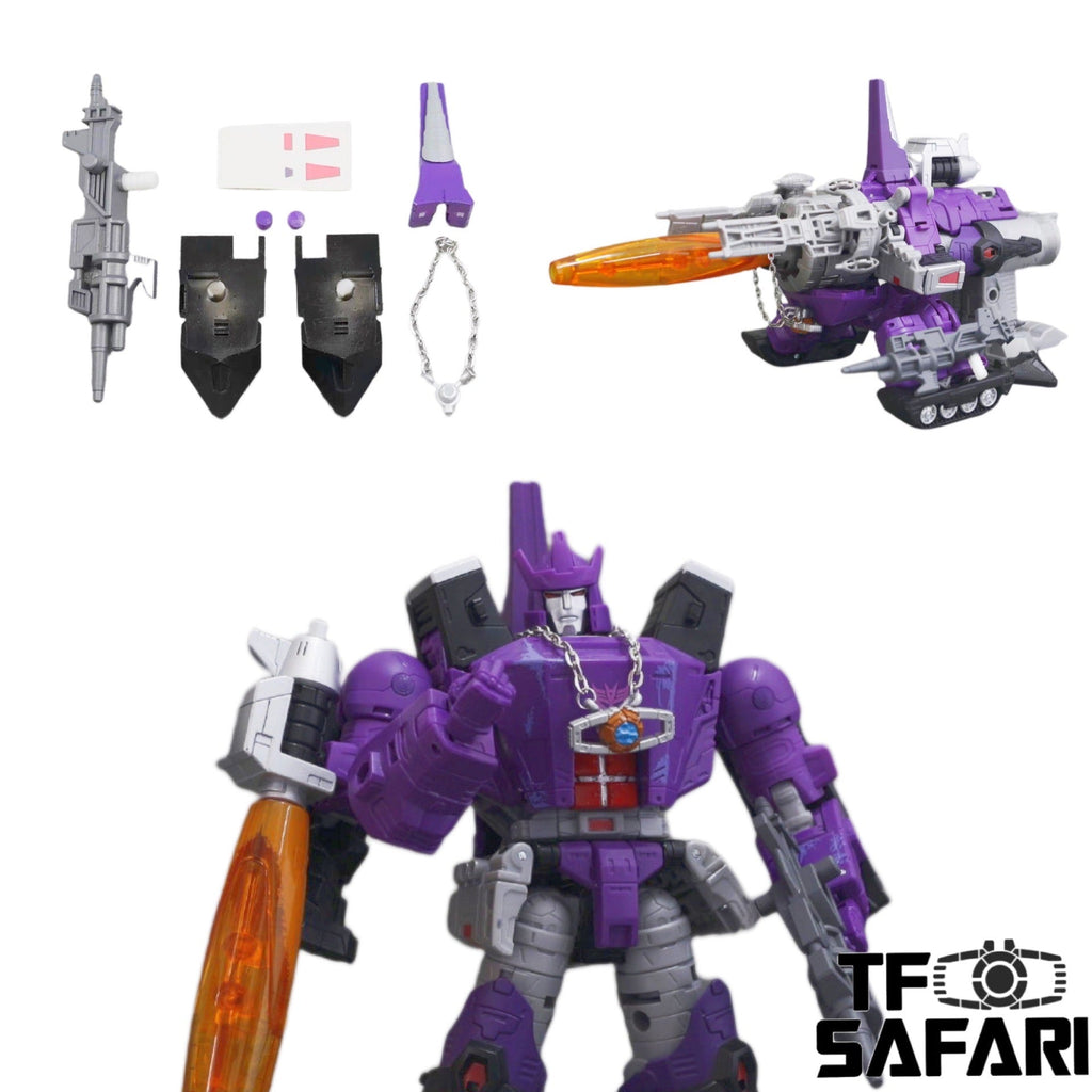 ZX Studio ZX-08 ZX08 Upgrade Kit & Weapon set for WFC Kingdom Galvatron Upgrade Kit (Painted)