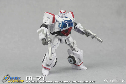 Matrix Workshop M71 M-71 Weapon set & Back Pack for Studio Series 82 SS82 Ratchet (in Bumblebee Movie) Upgrade Kit