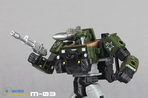 Matrix Workshop M03 M-03 WFC Siege Hound Weapon Set Upgrade Kit