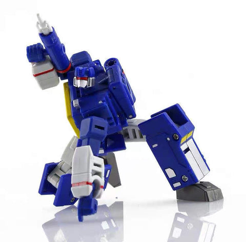 Pocket Toys TS04 TS-04 Tuner (Soundwave, KO DX9 X33 Sonic wizard, 3 Cassette Warriors) PocketToys 10cm / 4"