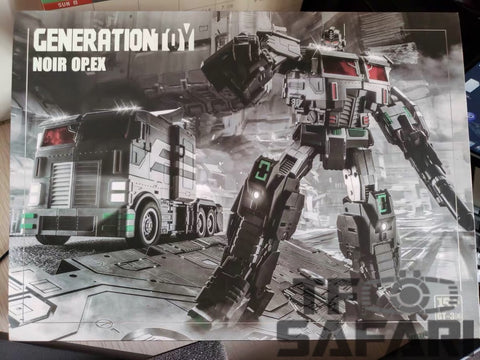 Generation Toy GT-03B GT03B IDW Nemesis Prime (Optimus Prime Black Version) 24cm / 9.5"