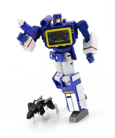 Pocket Toys TS04 TS-04 Tuner (Soundwave, KO DX9 X33 Sonic wizard, 3 Cassette Warriors) PocketToys 10cm / 4"