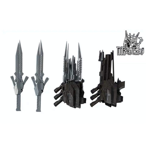 Mr-Bucket Mr Bucket MR-02 MR02 Weapons for Unique Toys UT R-01 R01 Peru Kill AOE Lockdown Upgrade Kit