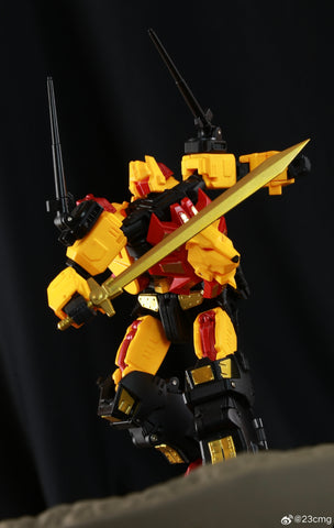 4th Party No Brand NB TV01  TV-01 Deformation Lion (Razorclaw, Predaking Combiner) 13.5cm / 5.3"